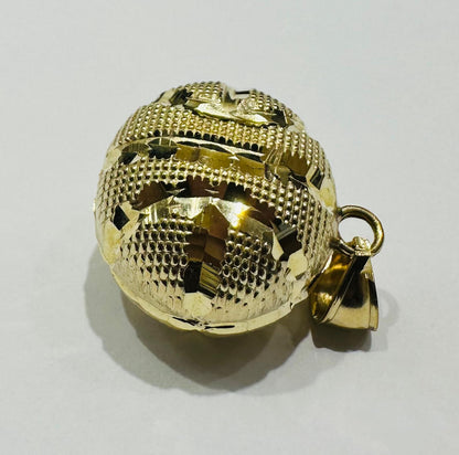 10K GOLD SOLID BASKETBALL PENDANT- WEIGHT: 3.5gm