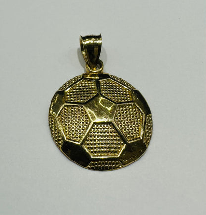 10K GOLD SOCCER BALL PENDANT- WEIGHT: 1.8gm