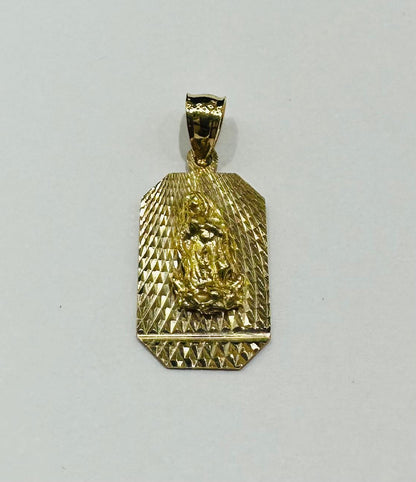 10K GOLD VIRGIN MARY PENDANT- WEIGHT: 1.8gm