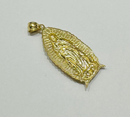 10K GOLD VIRGIN MARY PENDANT- WEIGHT: 1.6gm