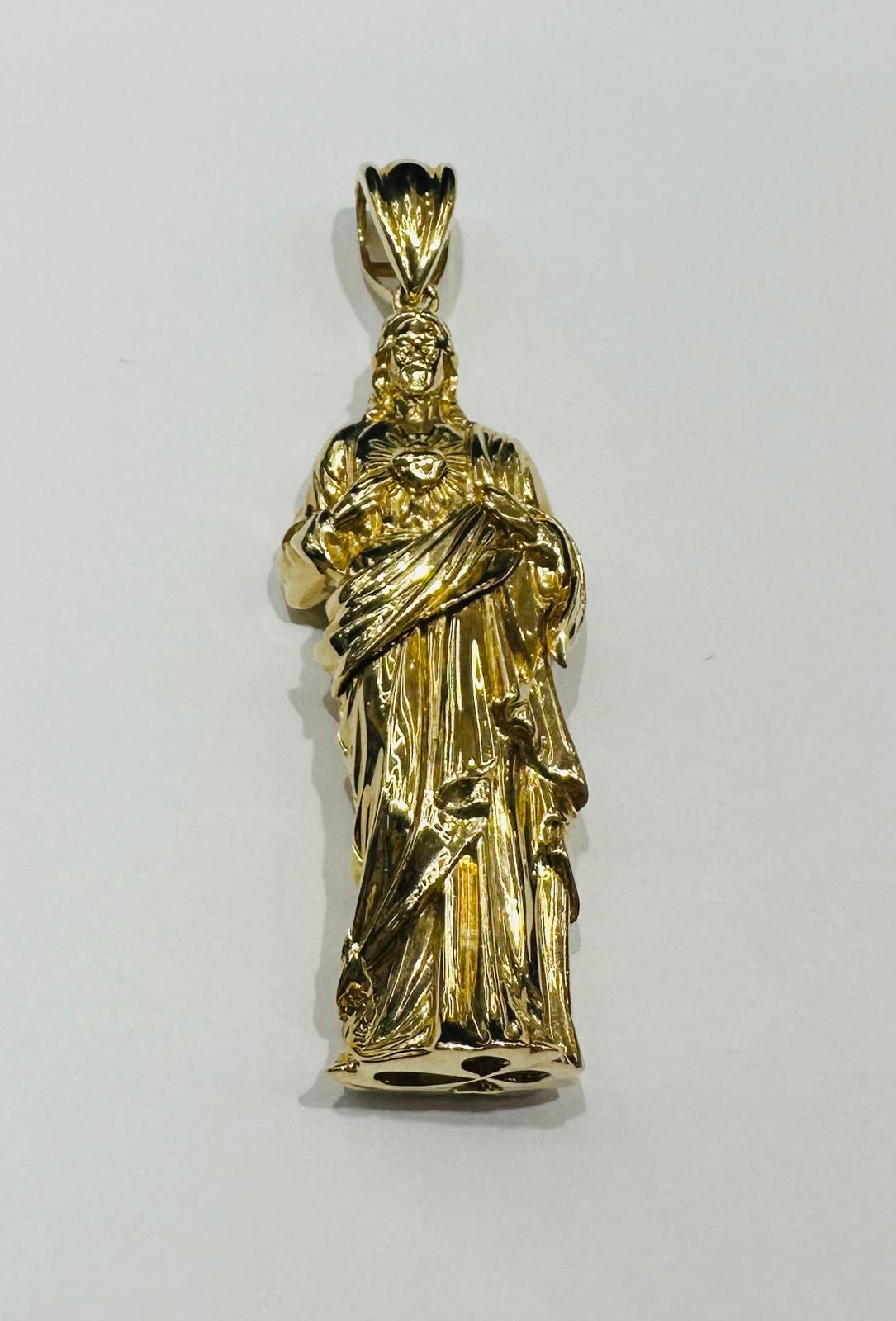 10K GOLD JESUS PENDANT- WEIGHT: 20.2gm