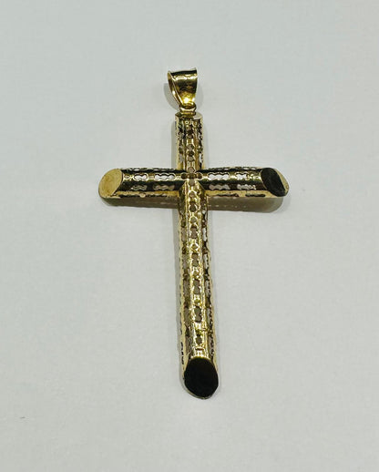 10K GOLD CROSS PENDANT- WEIGHT: 3.8gm