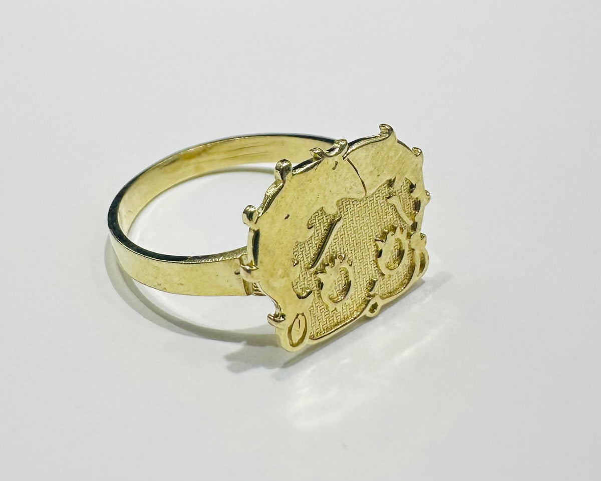 10K GOLD BETTY BOOP RING- WEIGHT: 2.4gm