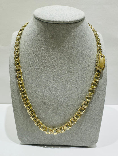 10K GOLD CHINO LINK CHAIN- WEIGHT: 44.4gm    24"