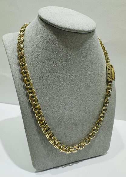 10K GOLD CHINO LINK CHAIN- WEIGHT: 44.4gm    24"