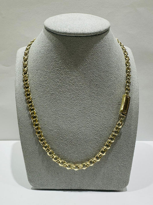 10K GOLD CHINO LINK CHAIN- WEIGHT: 20.3gm    18"