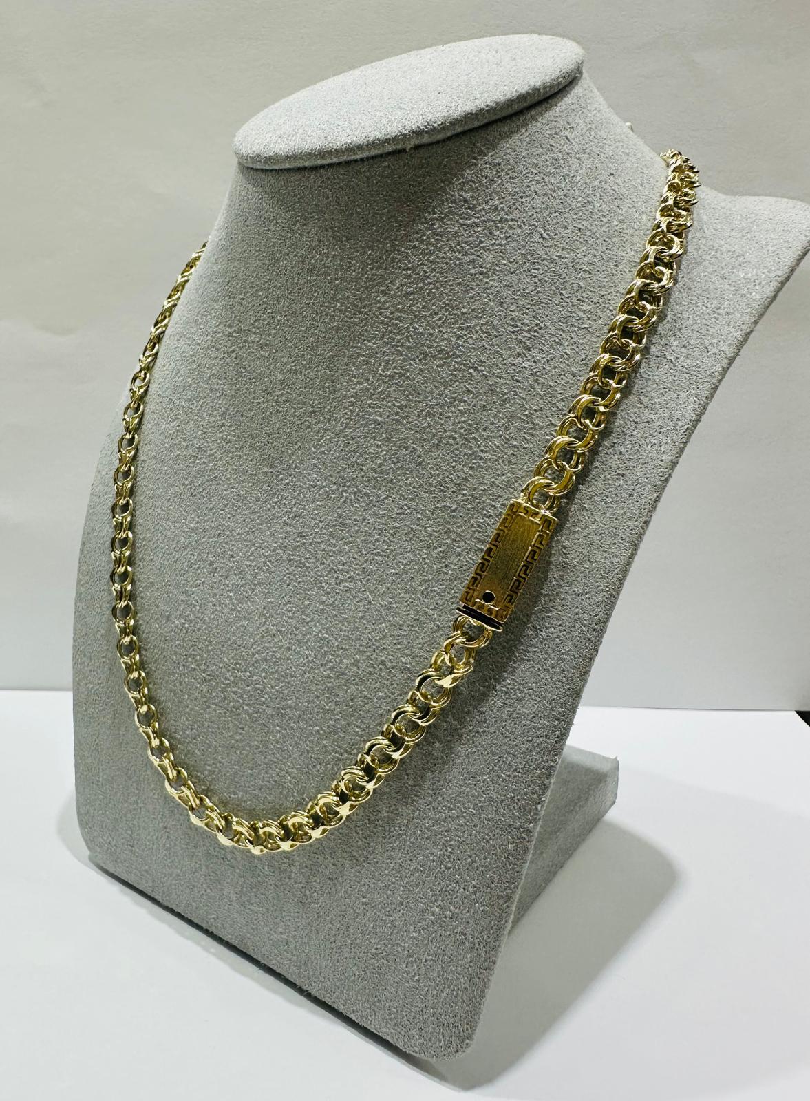 10K GOLD CHINO LINK CHAIN- WEIGHT: 20.3gm    18"