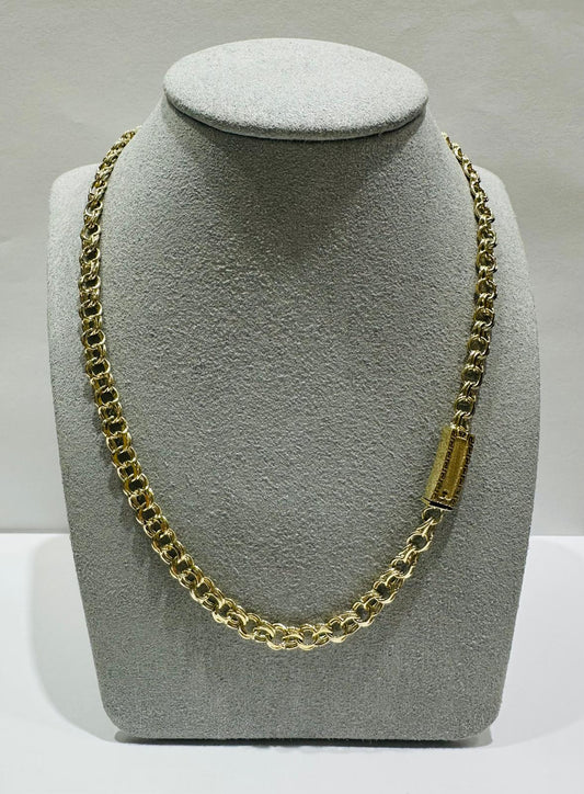 10K GOLD CHINO LINK CHAIN- WEIGHT: 22.7gm    20"