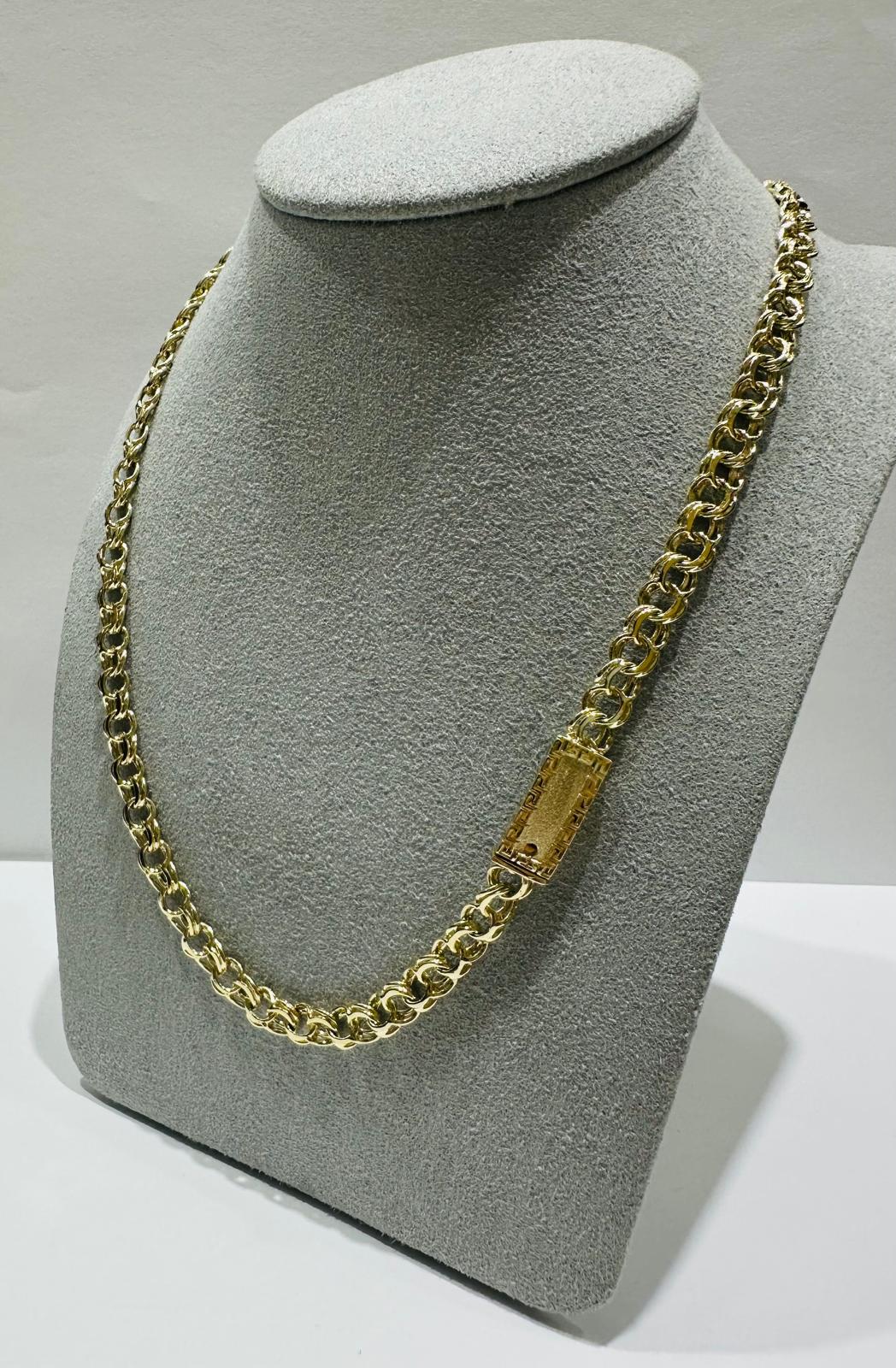 10K GOLD CHINO LINK CHAIN- WEIGHT: 22.7gm    20"