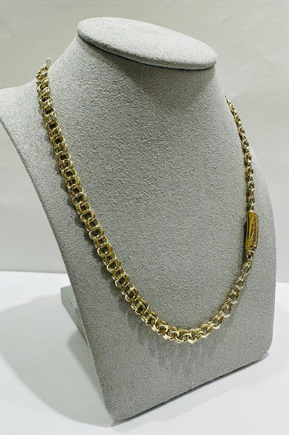 10K GOLD CHINO LINK CHAIN- WEIGHT: 22.7gm    20"