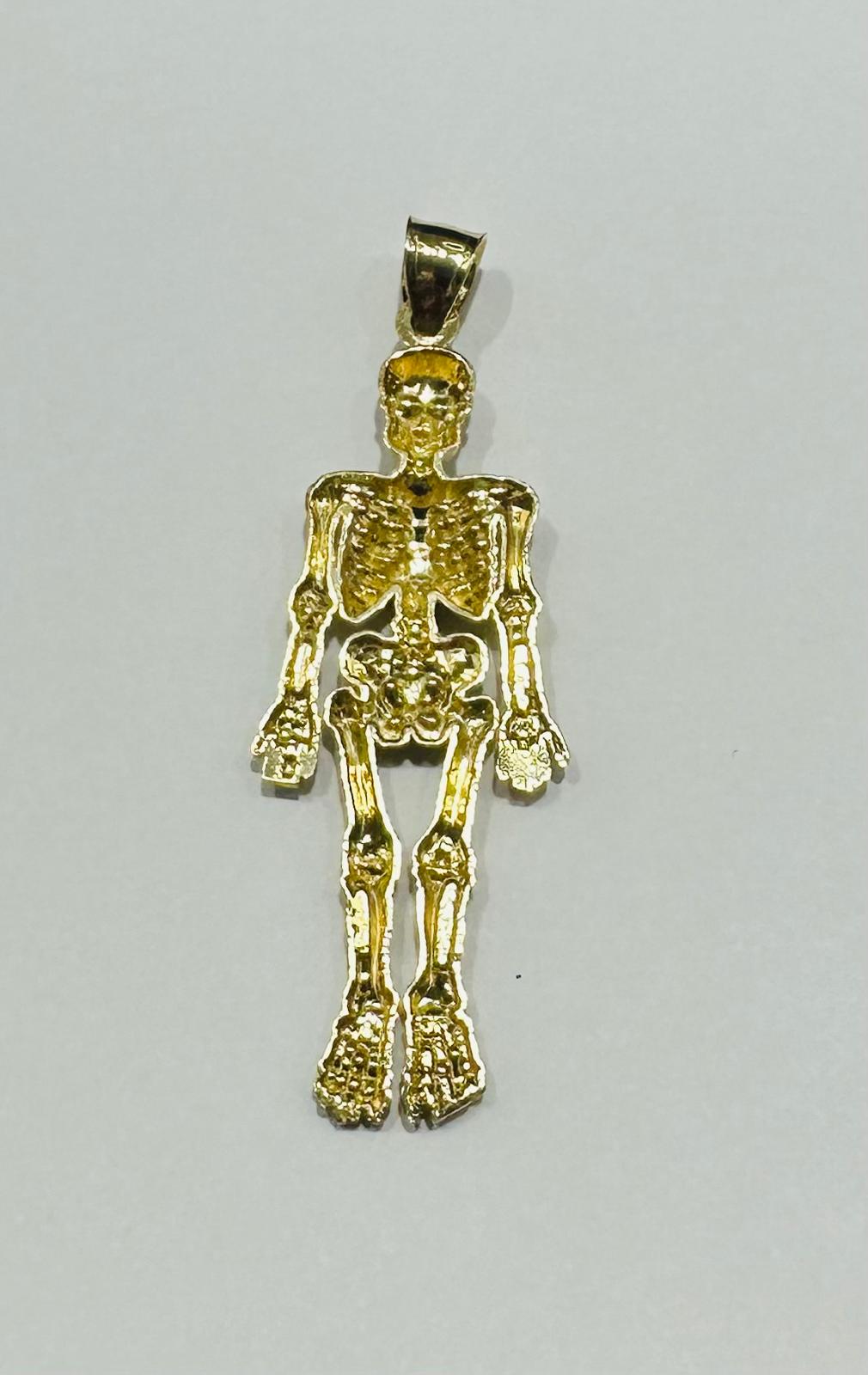 10K GOLD SKELETON PENDANT- WEIGHT:  4.0gm