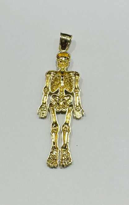 10K GOLD SKELETON PENDANT- WEIGHT:  4.0gm